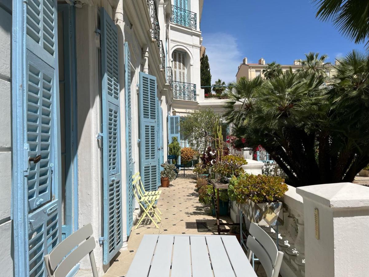 Beautiful Garden Apartment Steps From The Beach Menton Eksteriør billede